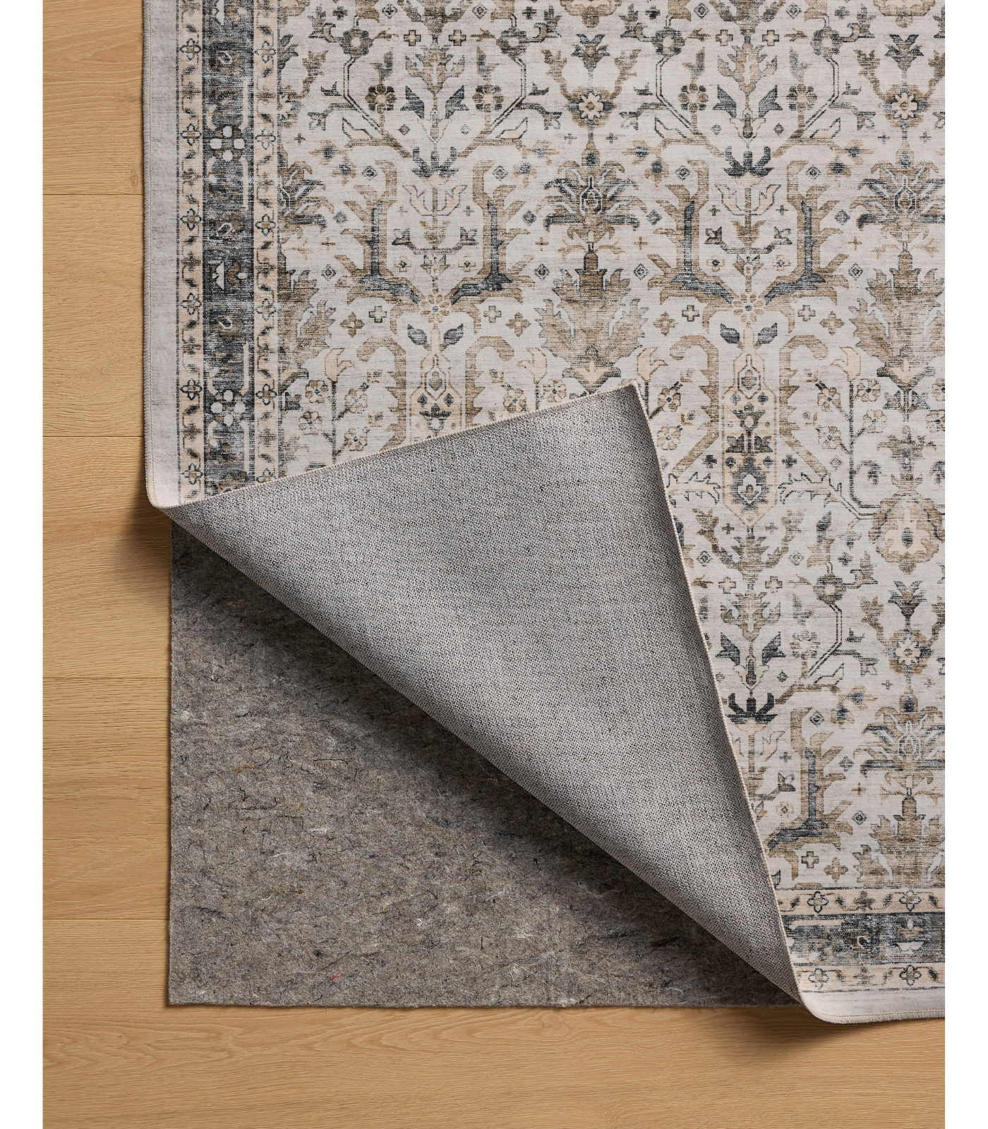 Alfombra Anniston 01 Ivory | Stone (Lavable en Máquina)