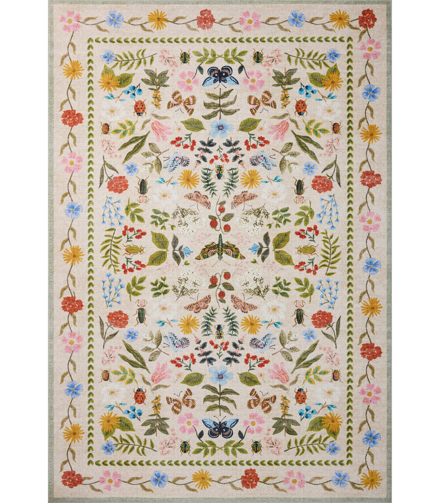 Alfombra Canopy 04 Cream Rifle Paper Co x Loloi (229X290)