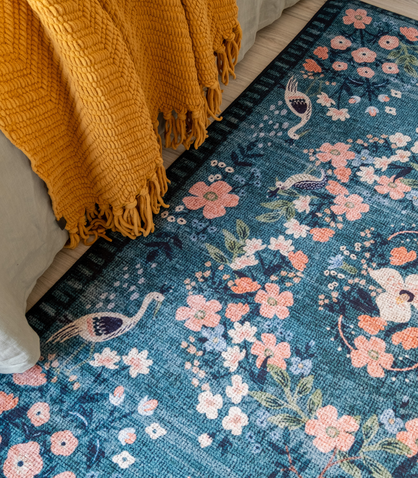 Alfombra Palais 03 Teal | Rifle Paper Co x Loloi