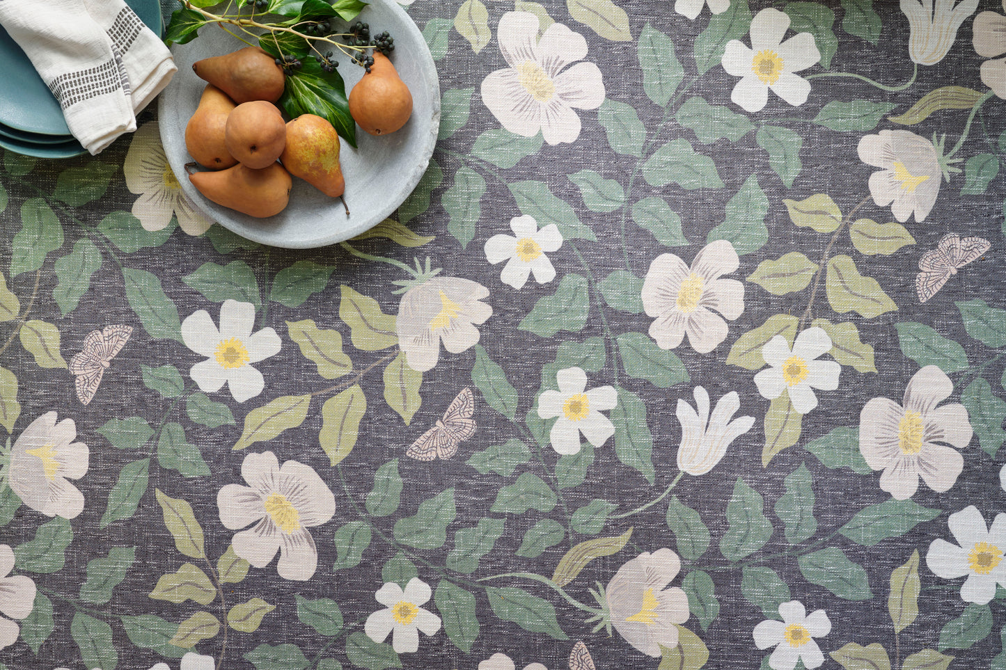 Alfombra Cotswolds 02 Primrose Charcoal Rifle Paper Co. × Loloi (107X169)
