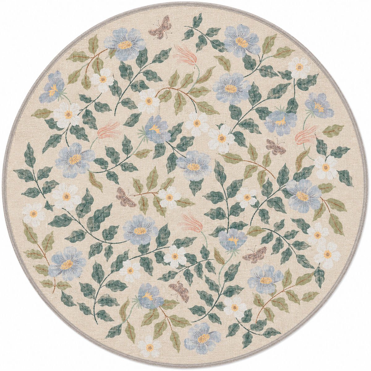 Alfombra Cotswolds 02 Primrose Sand | Rifle Paper Co x Loloi