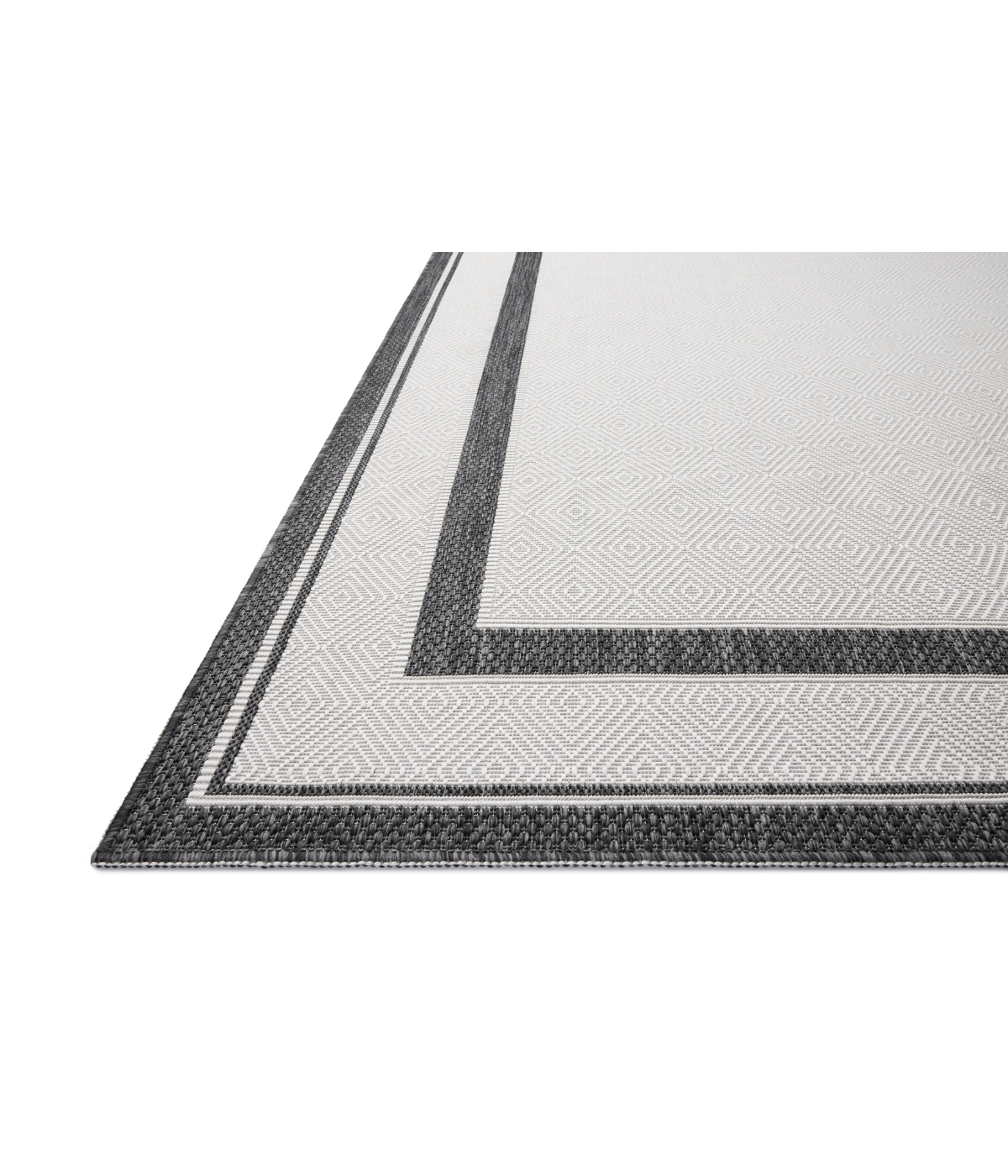 Alfombra Easton 11 Onyx | Ivory (Reversible para lavar en Casa)