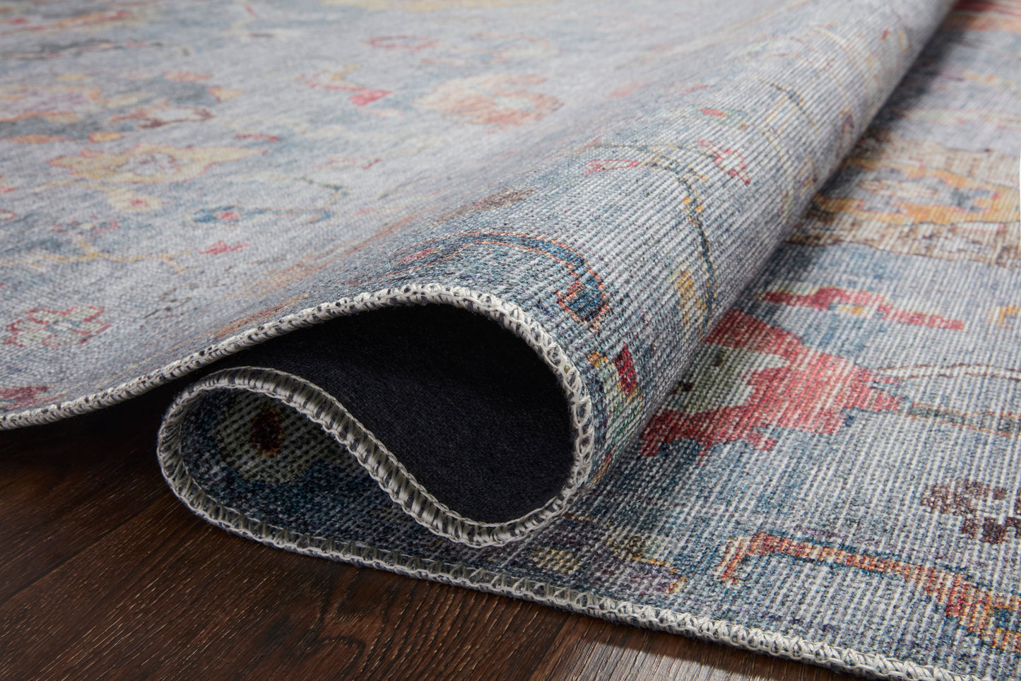 Alfombra Elysium 04 Denim / Multi (77x229)