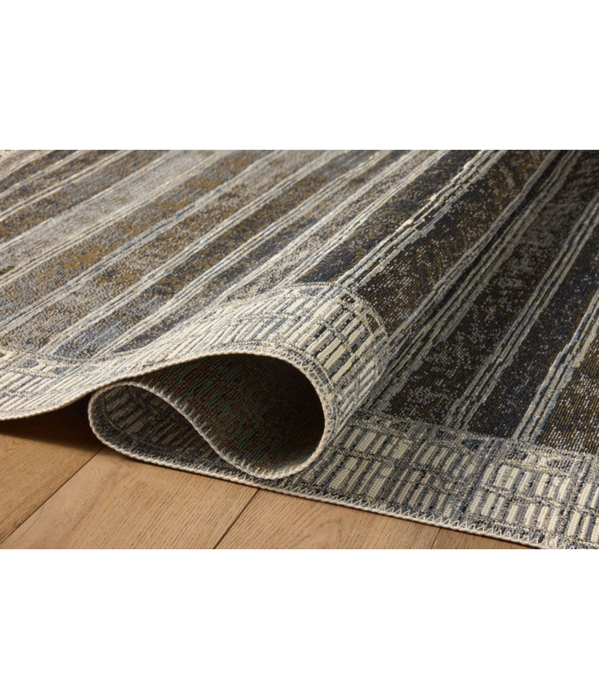 Alfombra Mika 07 Charcoal | Ivory (Terraza)