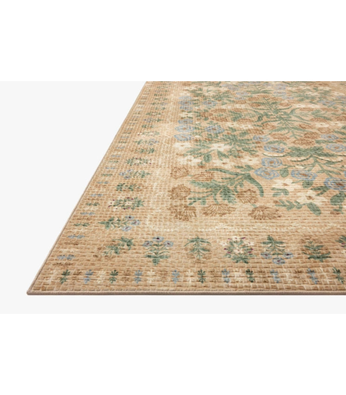 Alfombra Orchard 04 Sand | Multi Rifle Paper Co. × Loloi 229X290 | Preventa | Lavado a Máquina