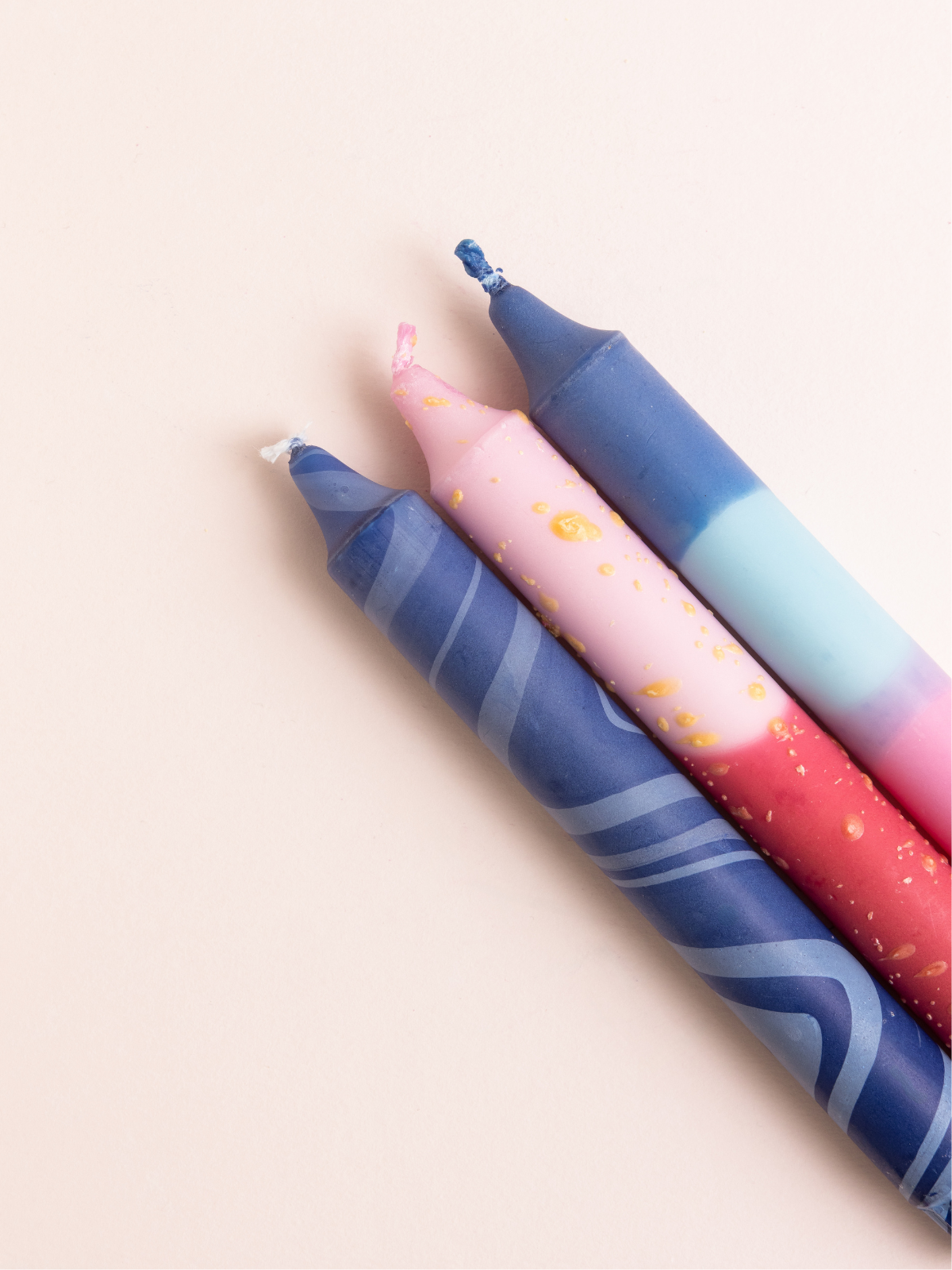 Pack 3 Velas Cozy Blue Mix