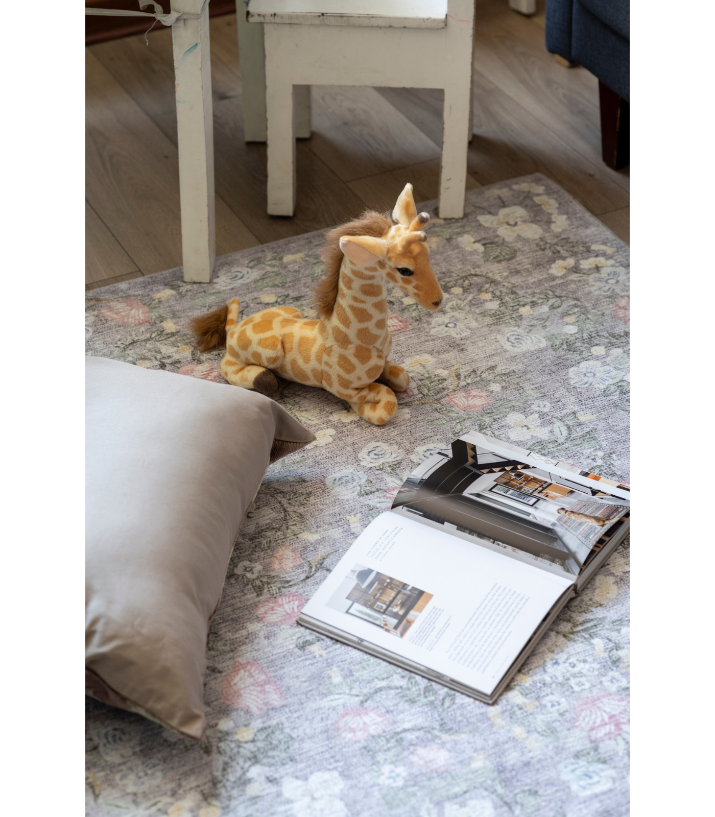 Alfombra Palais 05 Grey Rifle Paper Co × Loloi (77x229) PASILLO