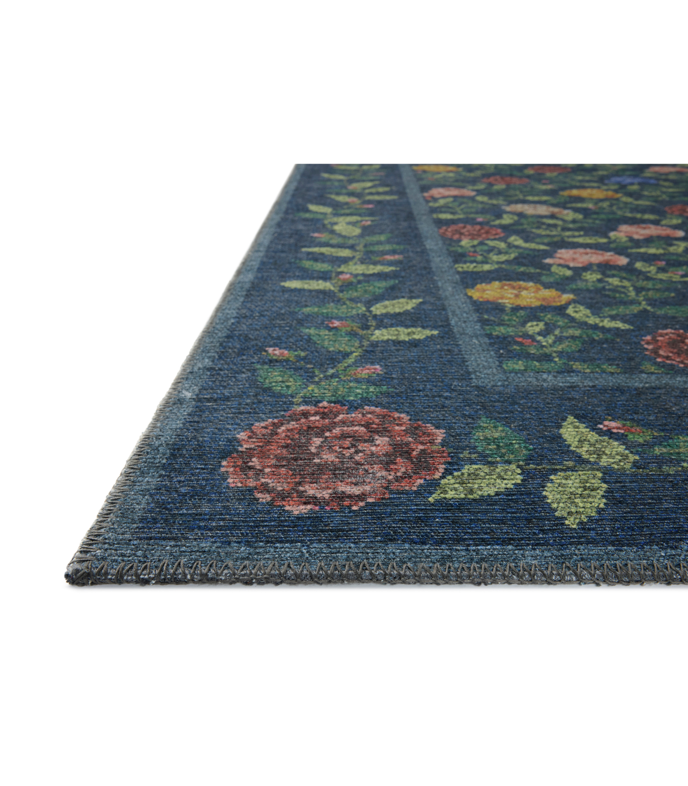 Alfombra Wildwood 02 Navy Rifle Paper Co x Loloi (192X274)