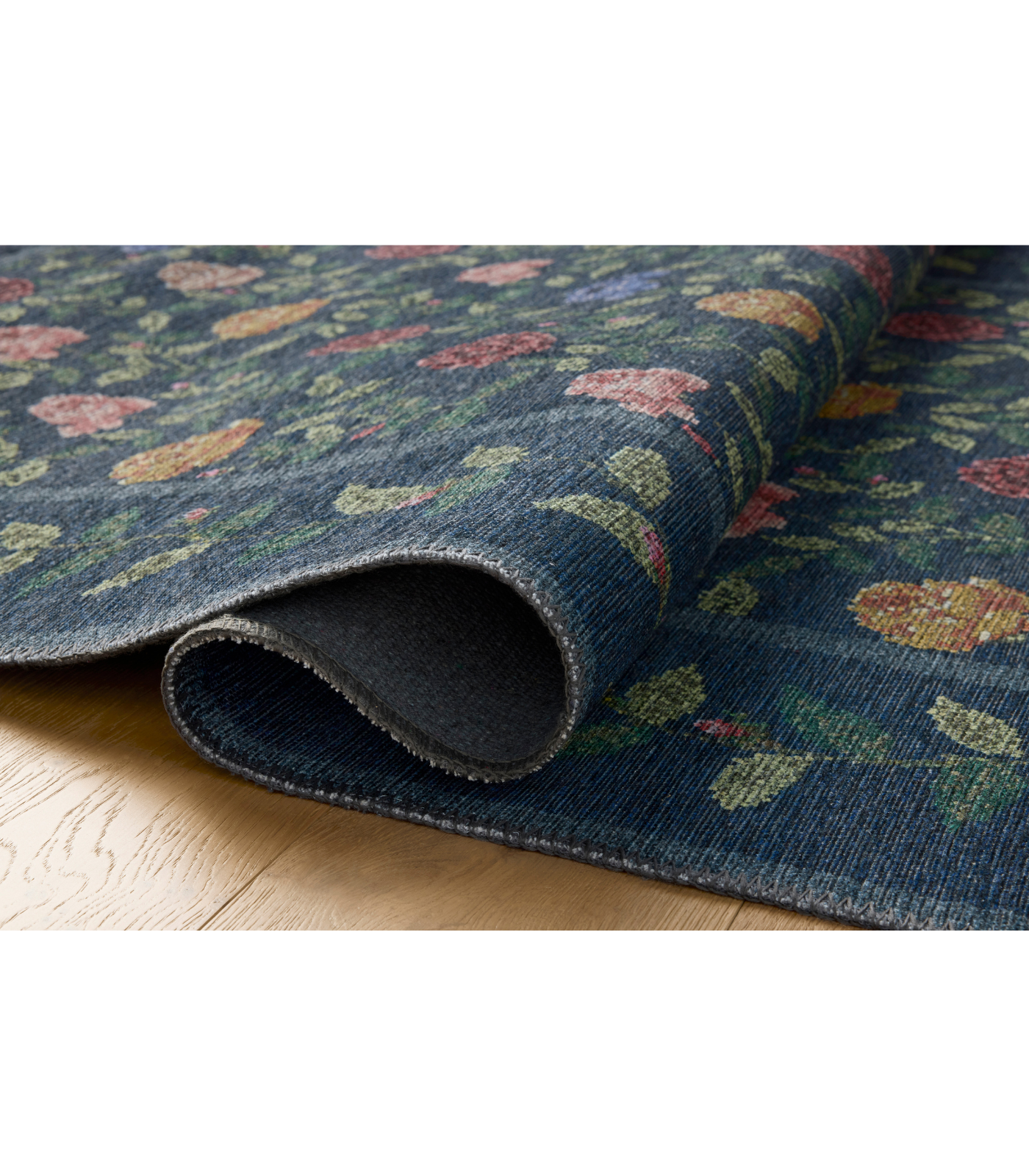 Alfombra Wildwood 02 Navy Rifle Paper Co x Loloi (192X274)