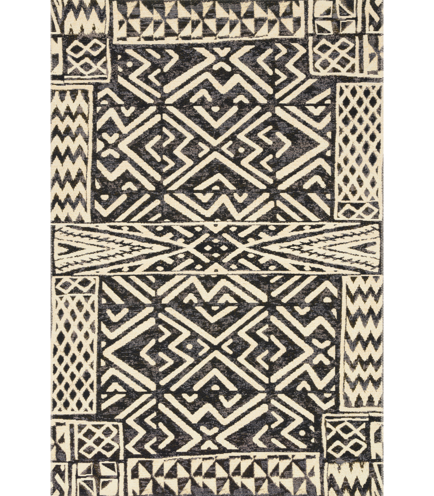 Alfombra Mika Ivory / Black - Terraza (161X234)
