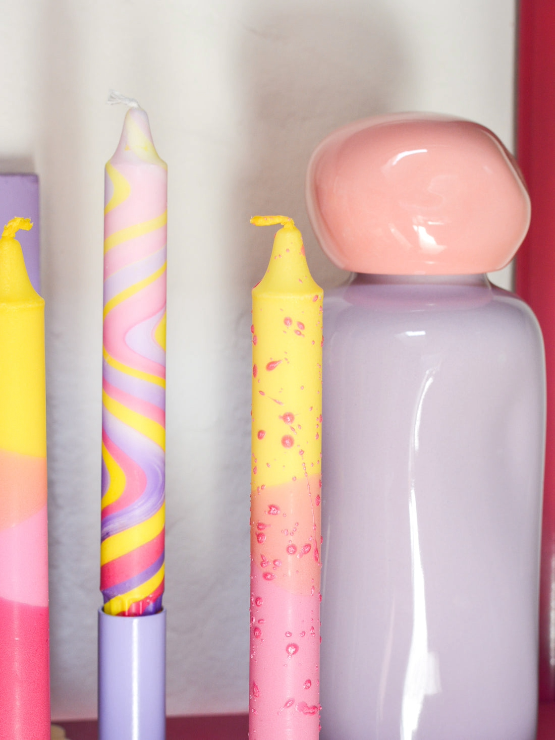 Pack 3 Velas Pink & Yellow Spring Mix