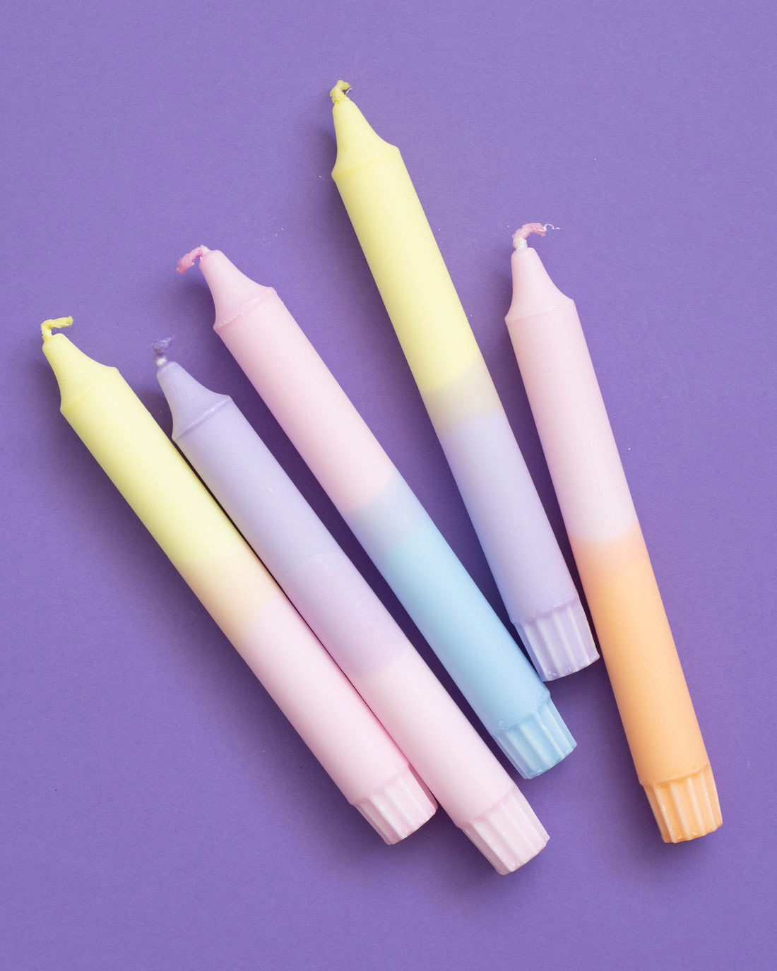 Pack 3 Velas Pastel Mix