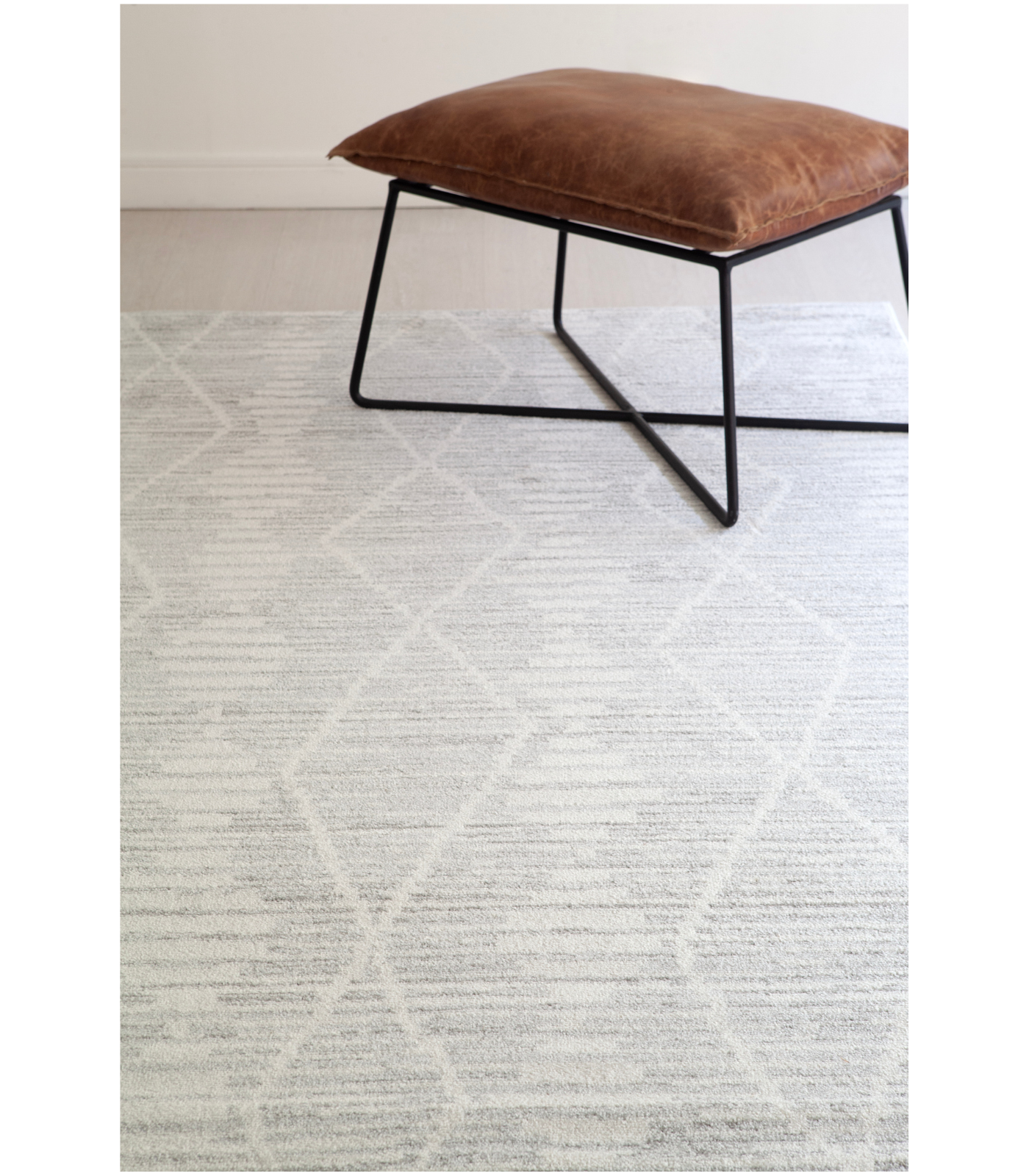 Alfombra Kamala 02 Ivory | Silver (161X236)
