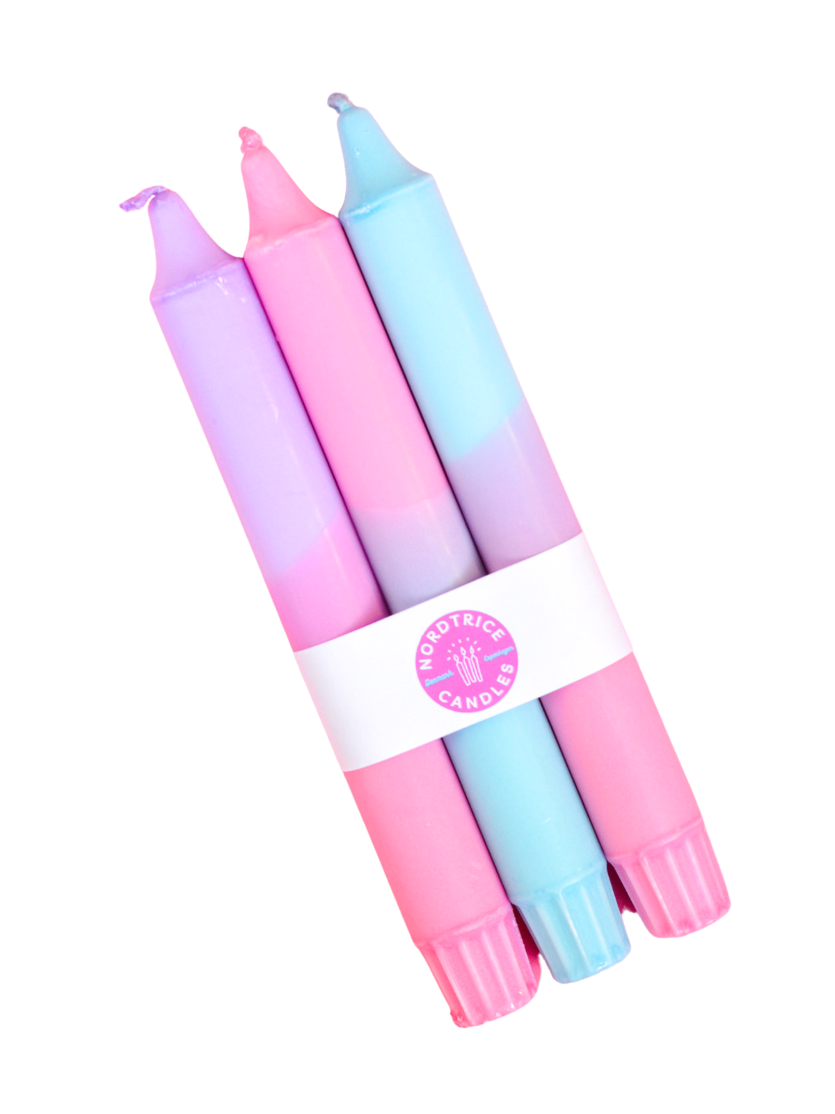 Pack 3 Velas Pastel Mix