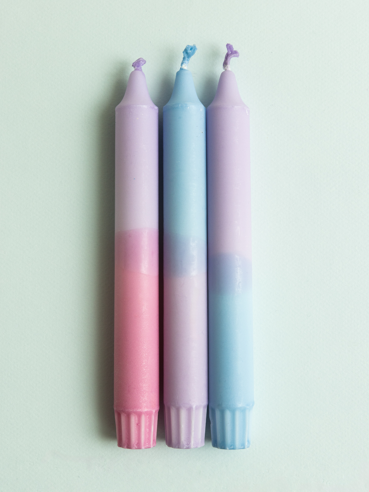 Pack 3 Velas Pastel Mix