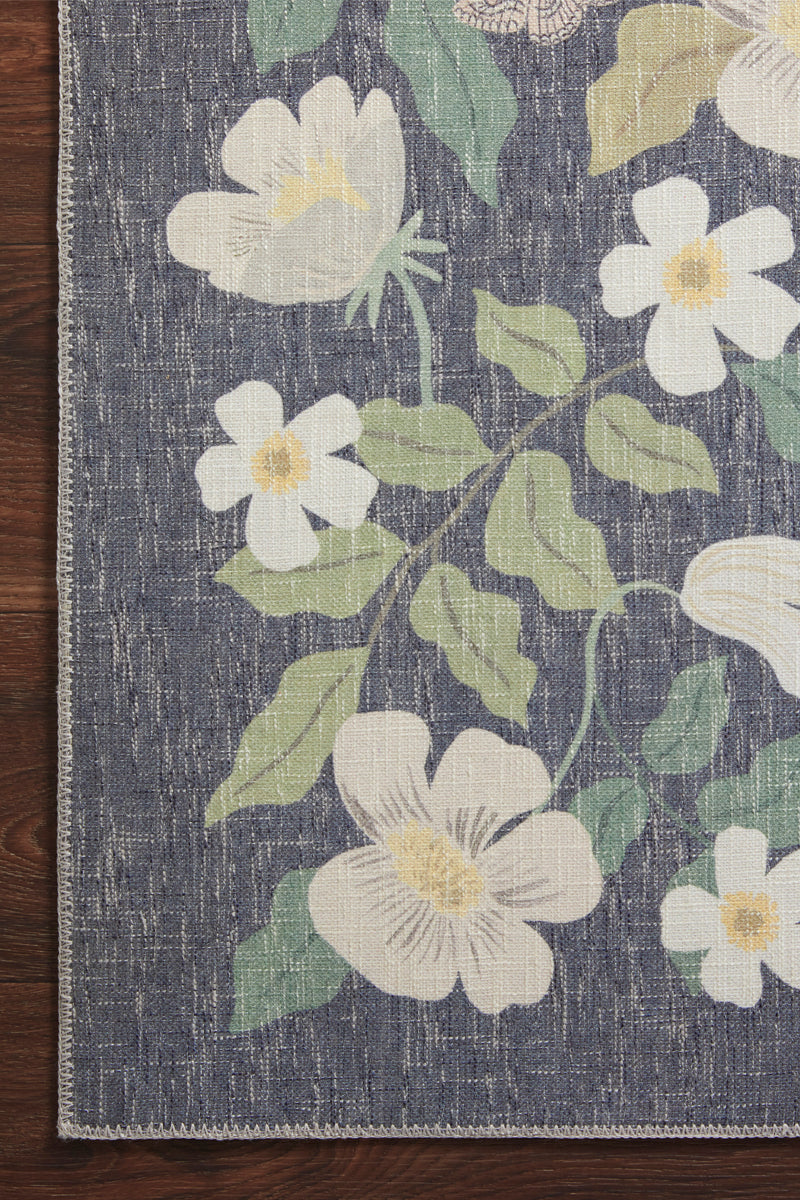 Alfombra Cotswolds 02 Primrose Charcoal Rifle Paper Co. × Loloi (77x229)