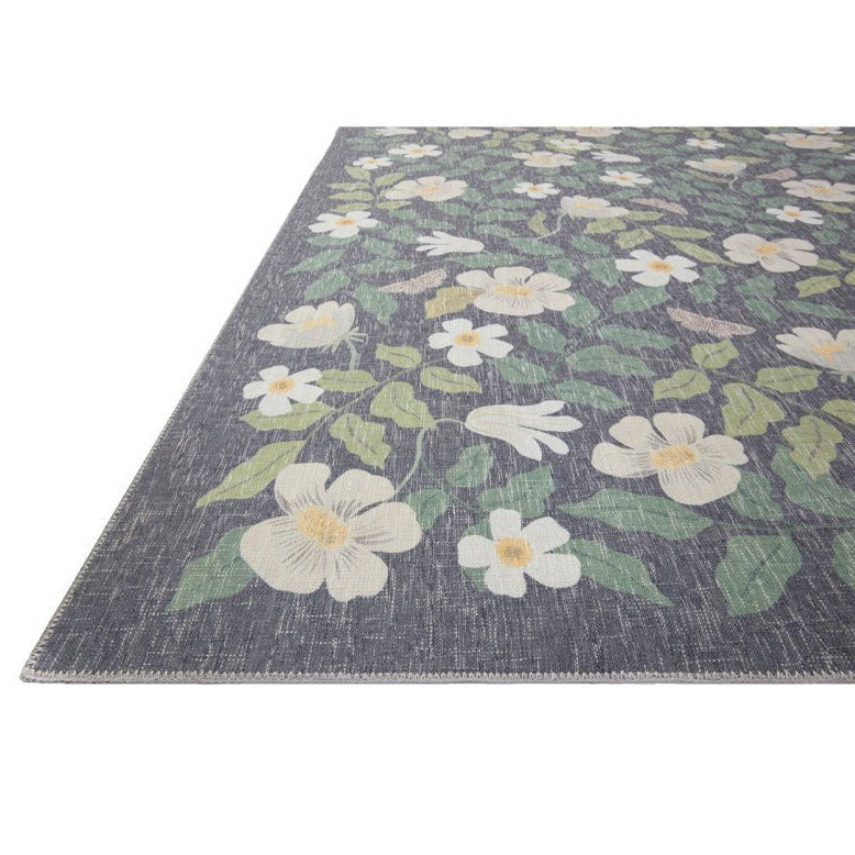 Alfombra Cotswolds 02 Primrose Charcoal Rifle Paper Co. × Loloi (229x290)