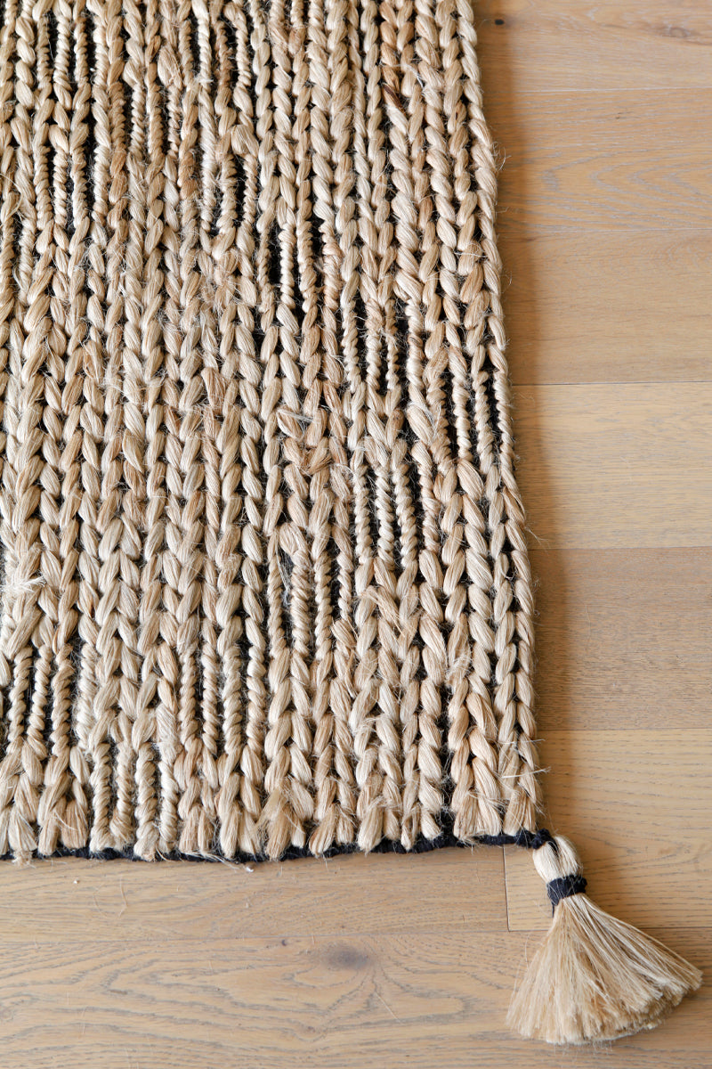 Alfombra Playa Natural | Grey( 256X354) - Perle&Perle