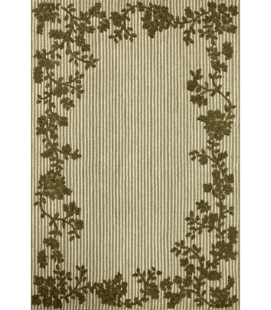 Alfombra Winslet 02 Olive | Ivory  by Magnolia Home by Joanna Gaines × Loloi | Preventa