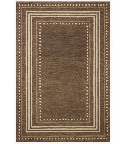 Alfombra Alfie 02 Bark | Natural by Chris Loves Julia × Loloi (153X229) - Perle&Perle