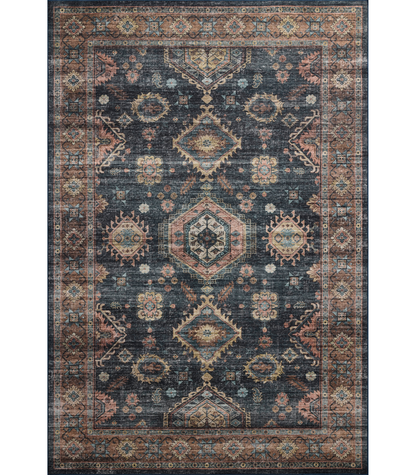Alfombra Anniston 03 Denim | Sunset (Lavable en Máquina)