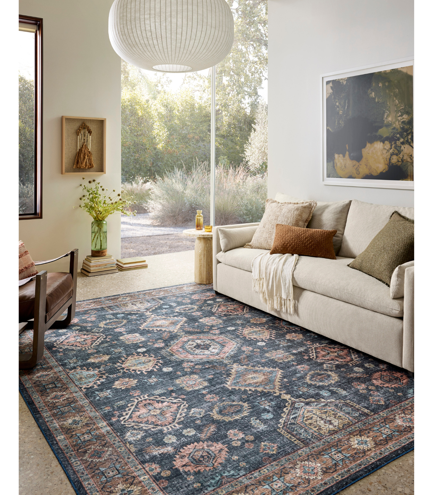 Alfombra Anniston 03 Denim | Sunset (Lavable en Máquina)