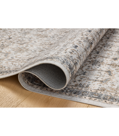 Alfombra Anniston 01 Ivory | Stone (Lavable en Máquina)