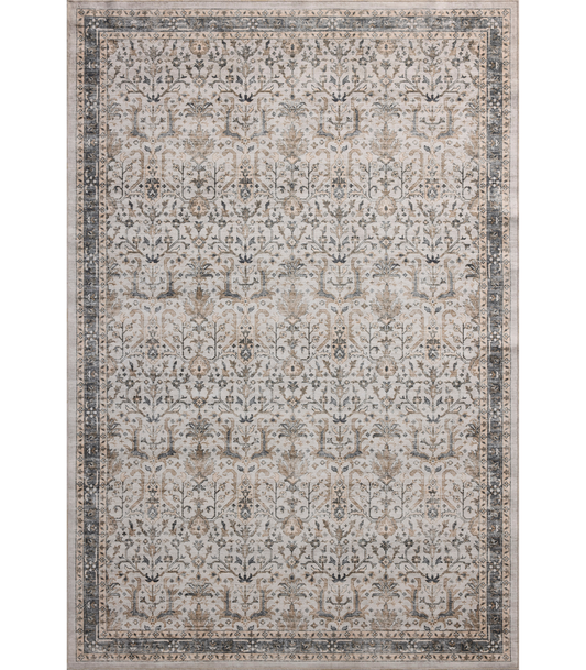 Alfombra Anniston 01 Ivory | Stone (Lavable en Máquina)
