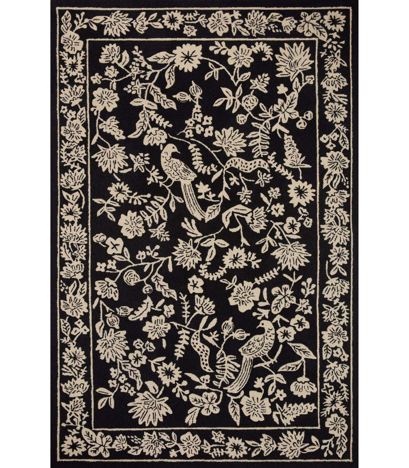 PREVENTA ABRIL | Alfombra Arboretum 01 Aviary Black Rifle Paper Co. x Loloi (153X229)