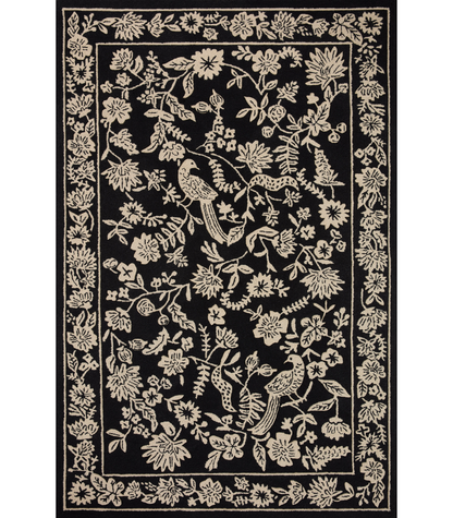 PREVENTA ABRIL | Alfombra Arboretum 01 Aviary Black Rifle Paper Co. x Loloi (153X229)
