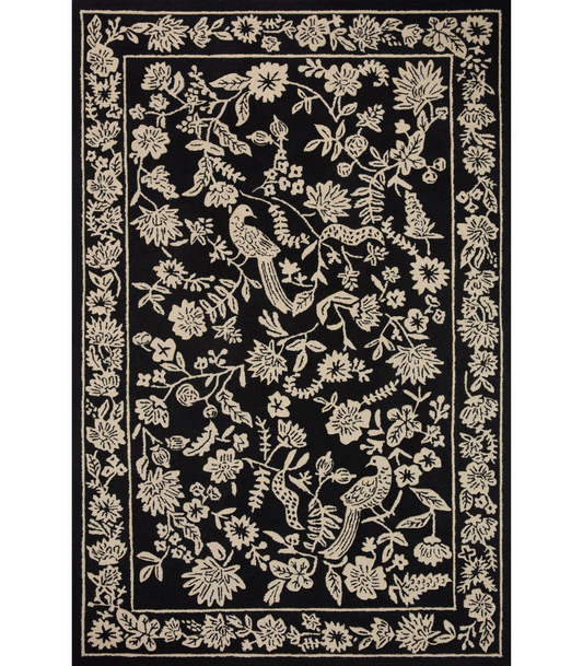 Alfombra Arboretum 01 Aviary Black Rifle Paper Co. x Loloi (153X229)