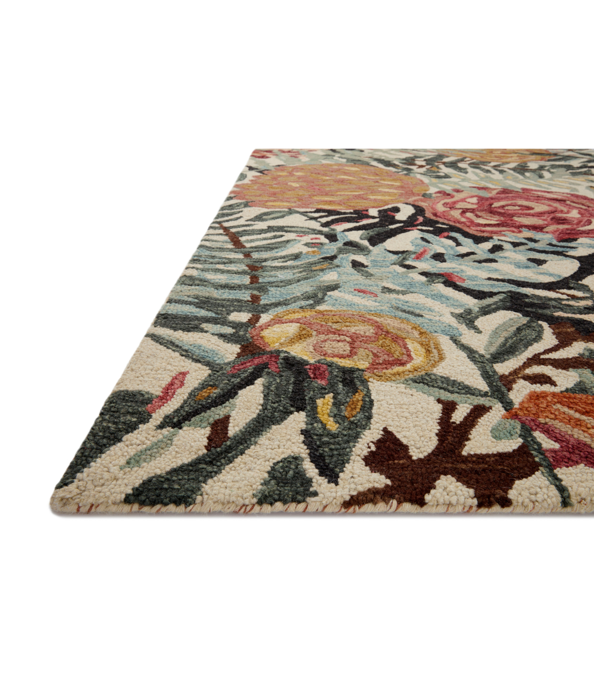Alfombra Belladonna 02 Ivory | Lagoon