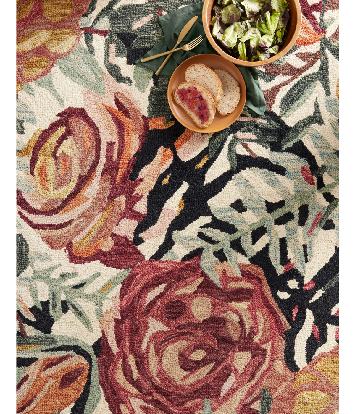 Alfombra Belladonna 02 Ivory | Lagoon