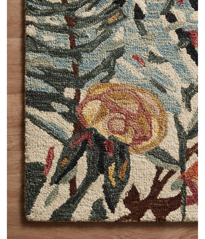 Alfombra Belladonna 02 Ivory | Lagoon