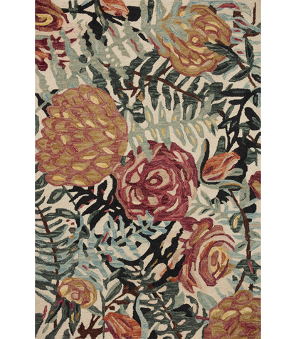 Alfombra Belladonna 02 Ivory | Lagoon