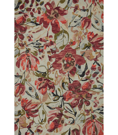 Alfombra Belladonna 01 Ivory | Raspberry