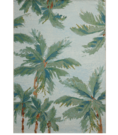 Alfombra Botanical 04 Sky | Green (Exterior)