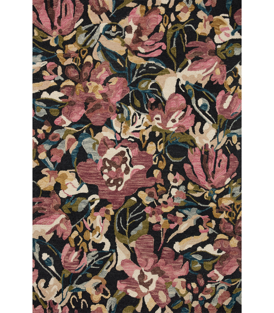 Alfombra Belladonna 01 Black | Berry