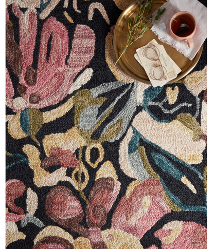 Alfombra Belladonna 01 Black | Berry