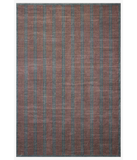 Alfombra Bobby 02 Merlot | Denim Chris Loves Julia × Loloi