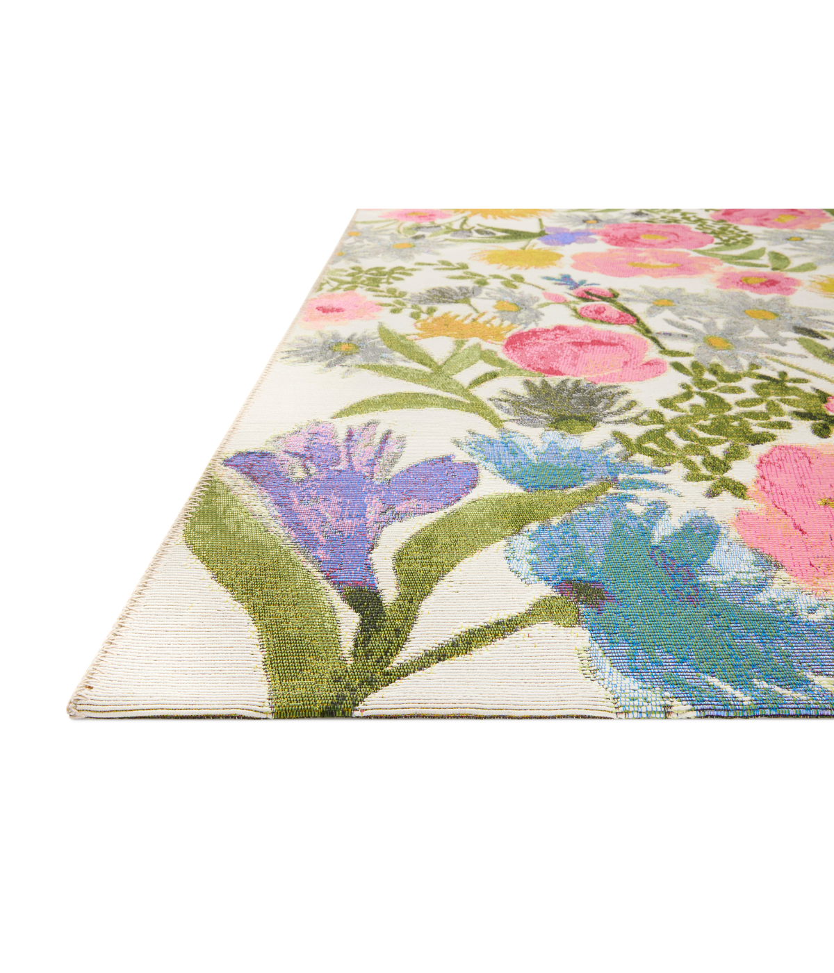 Alfombra Botanical 01 Ivory | Multi (Exterior)
