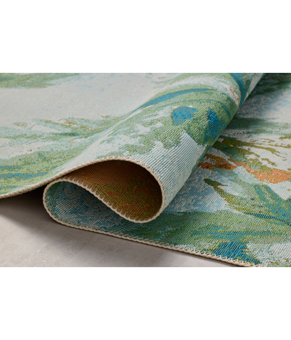 Alfombra Botanical 04 Sky | Green (Exterior)
