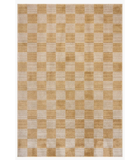 Alfombra Calvin 01 Apricot | Ivory by Chris Loves Julia × Loloi (153X229)