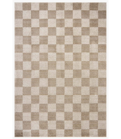 Alfombra Calvin 01 Pebble | Ivory by Chris Loves Julia × Loloi (153X229)