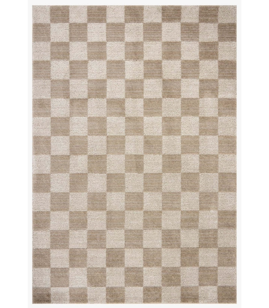 Alfombra Calvin 01 Pebble | Ivory by Chris Loves Julia × Loloi (153X229)