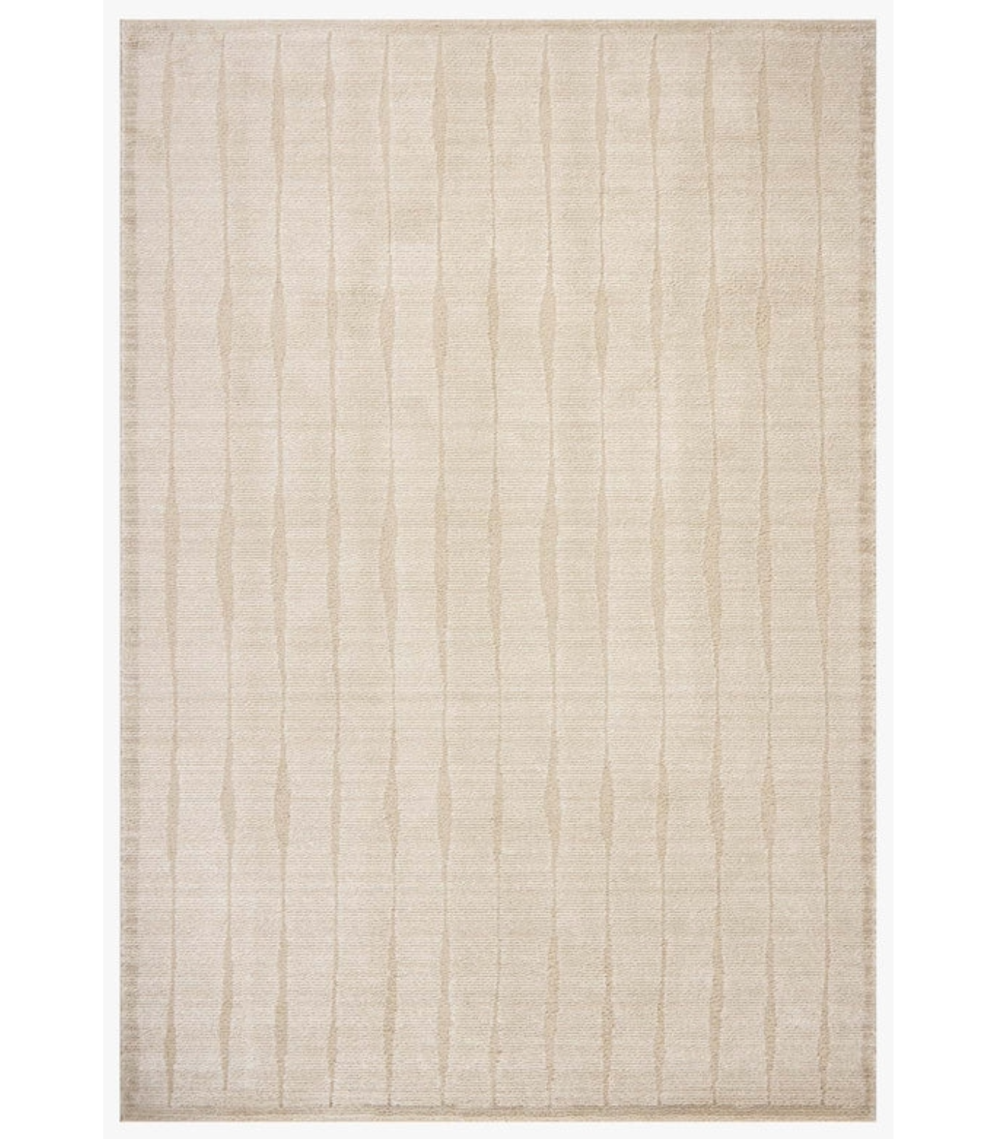 Alfombra Calvin 02 Oatmeal | Ivory by Chris Loves Julia × Loloi (153X229)