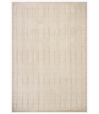 Alfombra Calvin 02 Oatmeal | Ivory by Chris Loves Julia × Loloi (153X229)