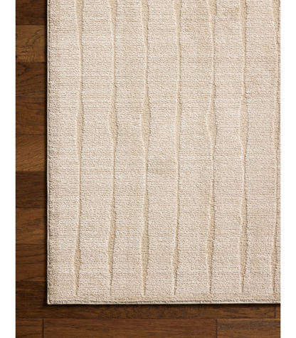 Alfombra Calvin 02 Oatmeal | Ivory by Chris Loves Julia × Loloi (153X229)