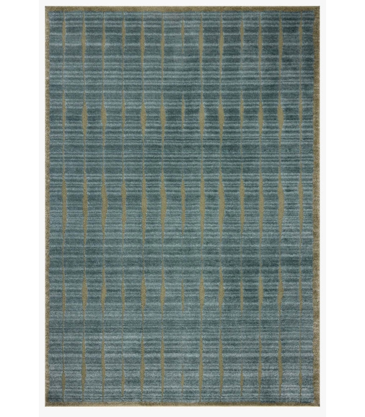 Alfombra Calvin 02 Ocean | Olive by Chris Loves Julia × Loloi (153X229)