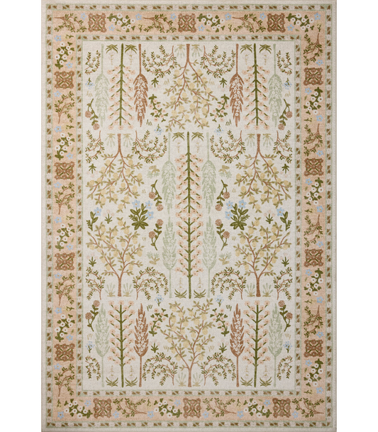 Alfombra Canopy 01 Cream Rifle Paper Co x Loloi (153x229)
